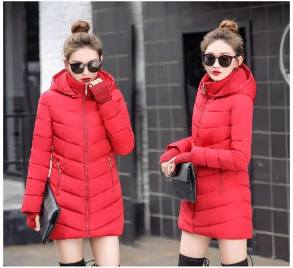 New Very Beautiful Slim Fit Cotton Padded Warm Winter Parka - Image 14
