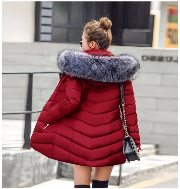 New Very Beautiful Slim Fit Cotton Padded Warm Winter Parka - Image 16