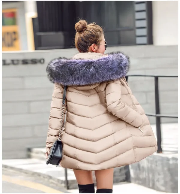 New Very Beautiful Slim Fit Cotton Padded Warm Winter Parka - Image 17