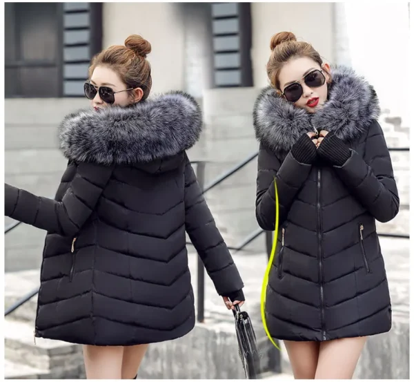 New Very Beautiful Slim Fit Cotton Padded Warm Winter Parka - Image 12