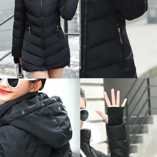 New Very Beautiful Slim Fit Cotton Padded Warm Winter Parka - Image 5