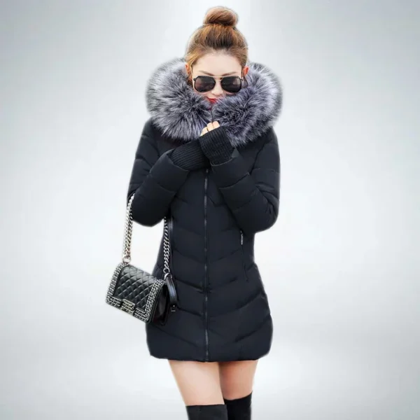 New Very Beautiful Slim Fit Cotton Padded Warm Winter Parka - Image 3