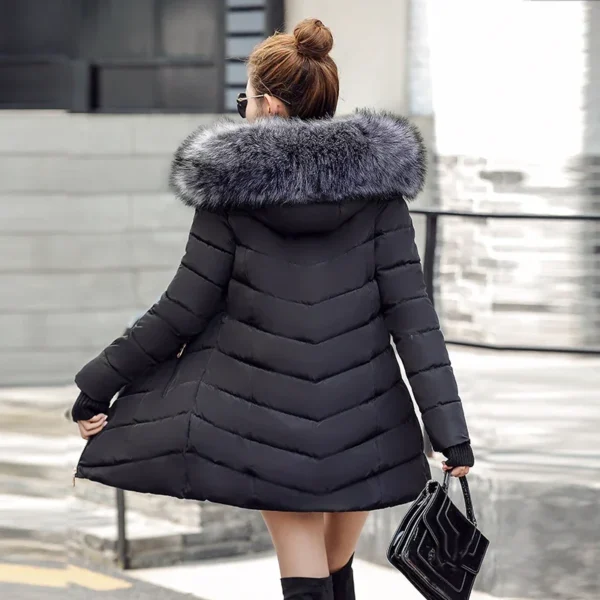 New Very Beautiful Slim Fit Cotton Padded Warm Winter Parka - Image 6