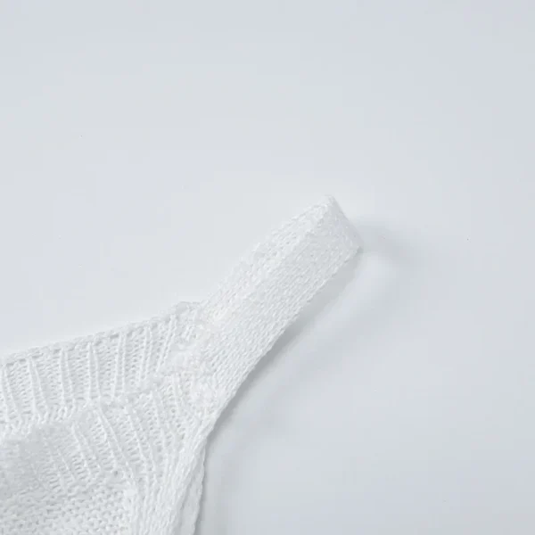 Sexy Hollow Knit Maxi Elegant Sleeveless Party Dress - Image 9